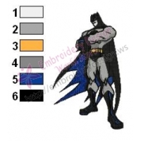 Batman Embroidery Design 08